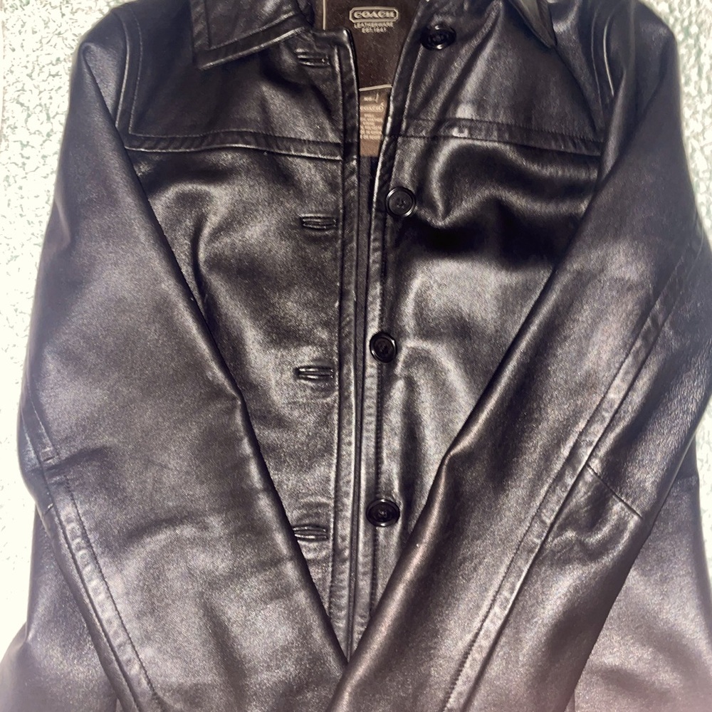 Coach leather jacket